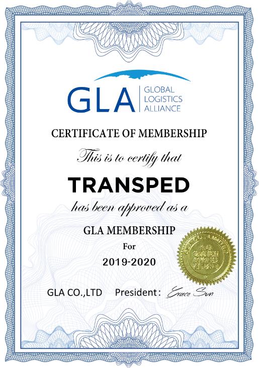 GLA New Membership —— TRANSPED from Spain！