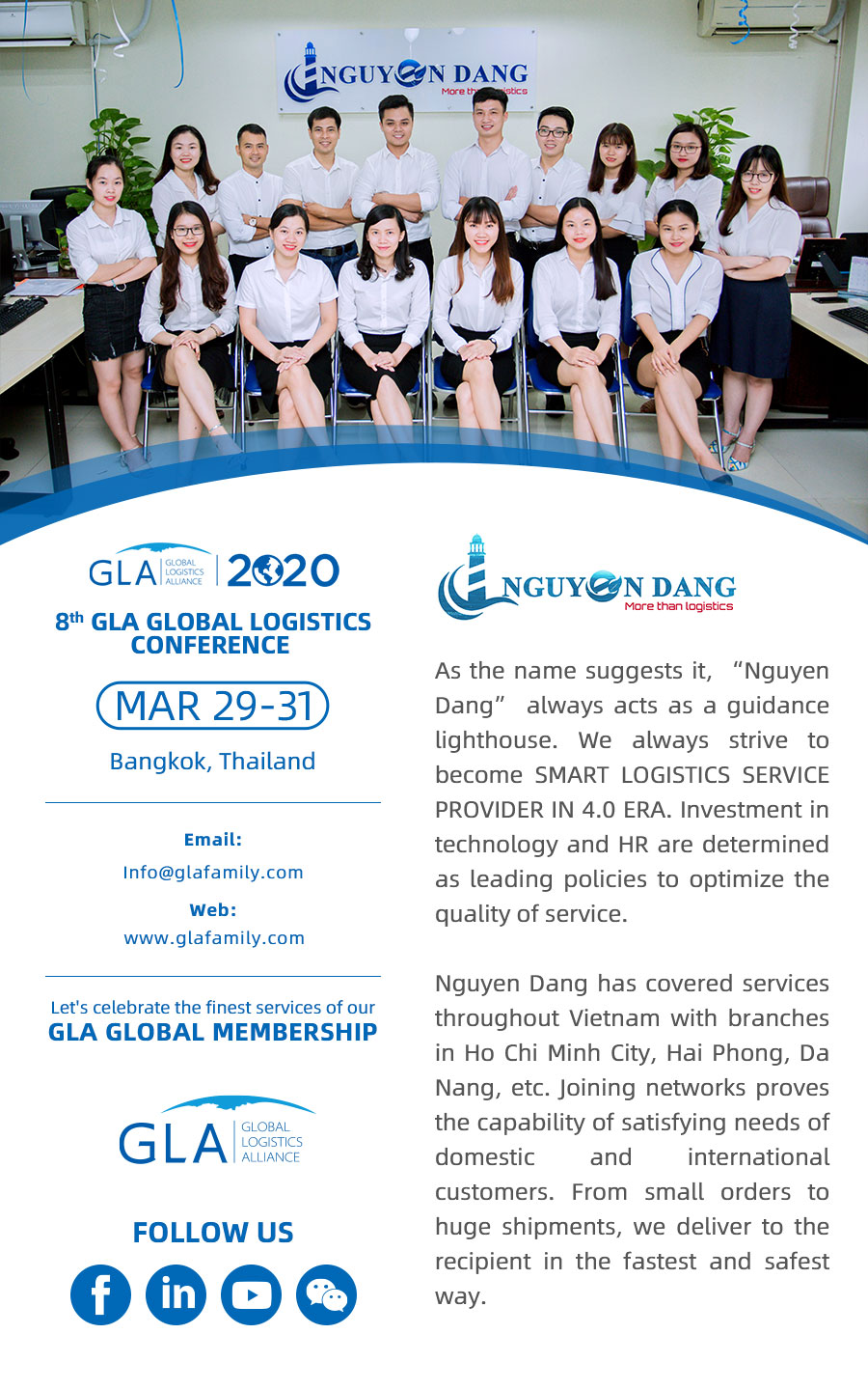 GLA New Membership —— NGUYEN DANG VIETNAM CO.,LTD from Vietnam!